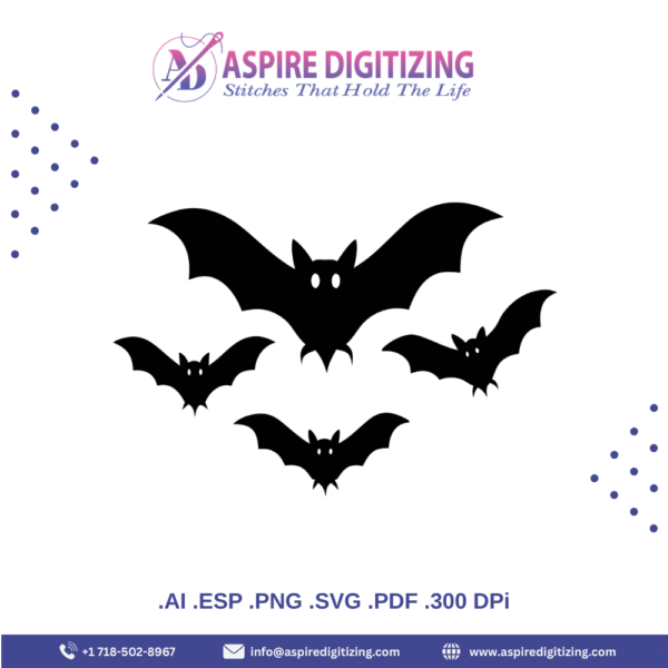 11 Halloween Bat Vector Bundle – Flying, Cartoon, Vintage & Spooky Bat Designs - Image 3