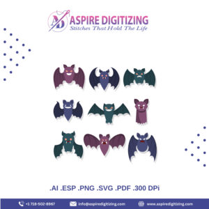 Bat Emoji Vector Set – Cute & Spooky Expressions for Halloween Designs