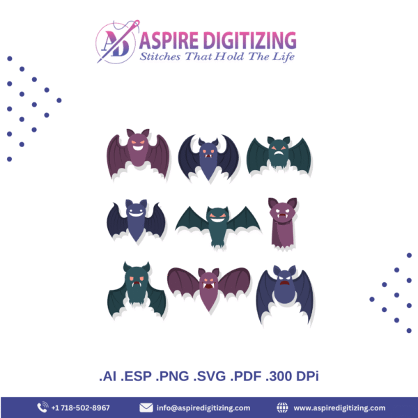 11 Halloween Bat Vector Bundle – Flying, Cartoon, Vintage & Spooky Bat Designs - Image 7