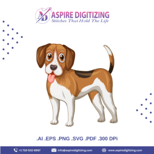 Beagle Dog Vector – Cute & Loyal Pet Clipart for Crafts and Prints