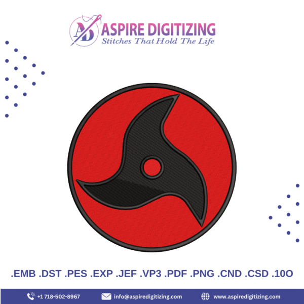 10 Digitized Embroidery Designs Bundle – Anime, Sports Logos, Animal & Spinner Theme Stitch Pack - Image 8