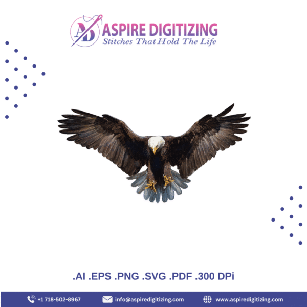 Landing Eagle Vector – Powerful & Dynamic Bird Illustration