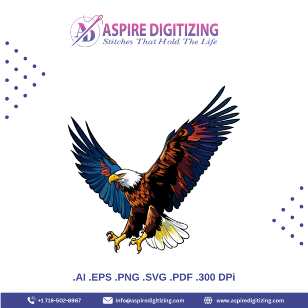 Majestic Bald Eagle Vector – Iconic Symbol of Strength & Freedom