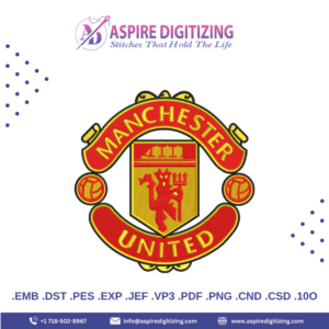 Manchester Embroidery Design – Urban Style Stitch for Apparel, Caps & Merch