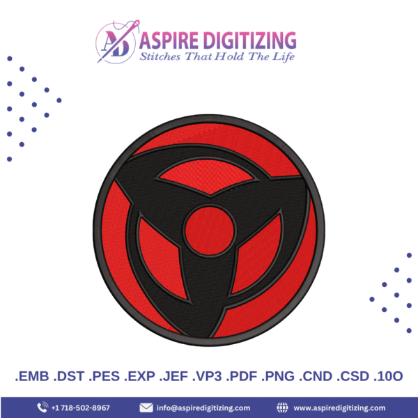 10 Digitized Embroidery Designs Bundle – Anime, Sports Logos, Animal & Spinner Theme Stitch Pack - Image 11