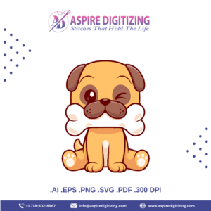 Cute Pug Dog Vector – Adorable & Wrinkly Clipart for Pet-Lovers
