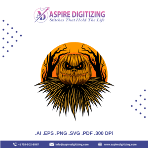 Classic Jack-o'-Lantern Halloween Vector Illustration