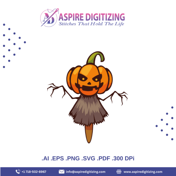 Jack-o'-Lantern Halloween Vector Illustration